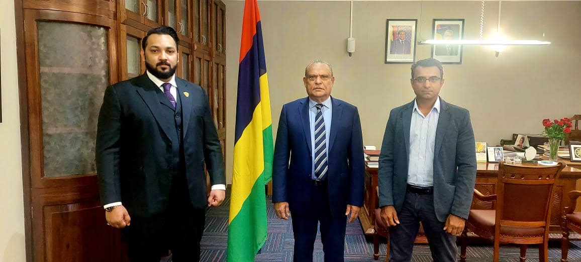 BRAVE CF President Mohammed Shahid x Mauritius Speaker Of The National Assembly Hon. Sooroojdev Phokeer