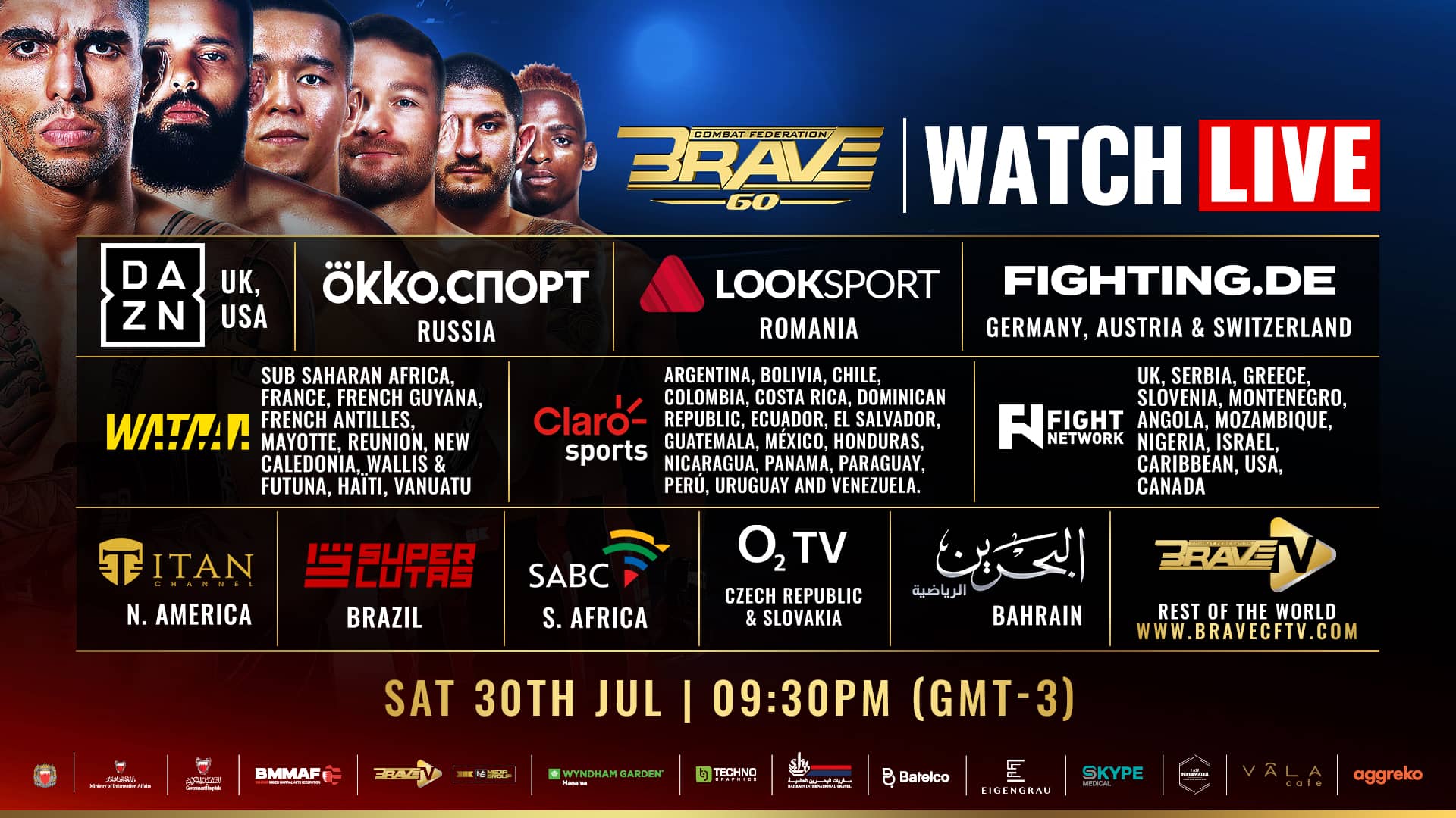 Heres how you can watch BRAVE CF 60 tonight BRAVE Combat Federation
